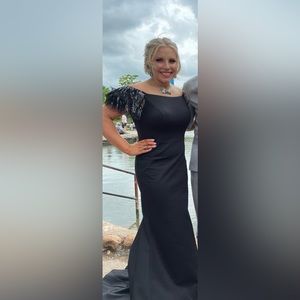 Jovani black prom dress